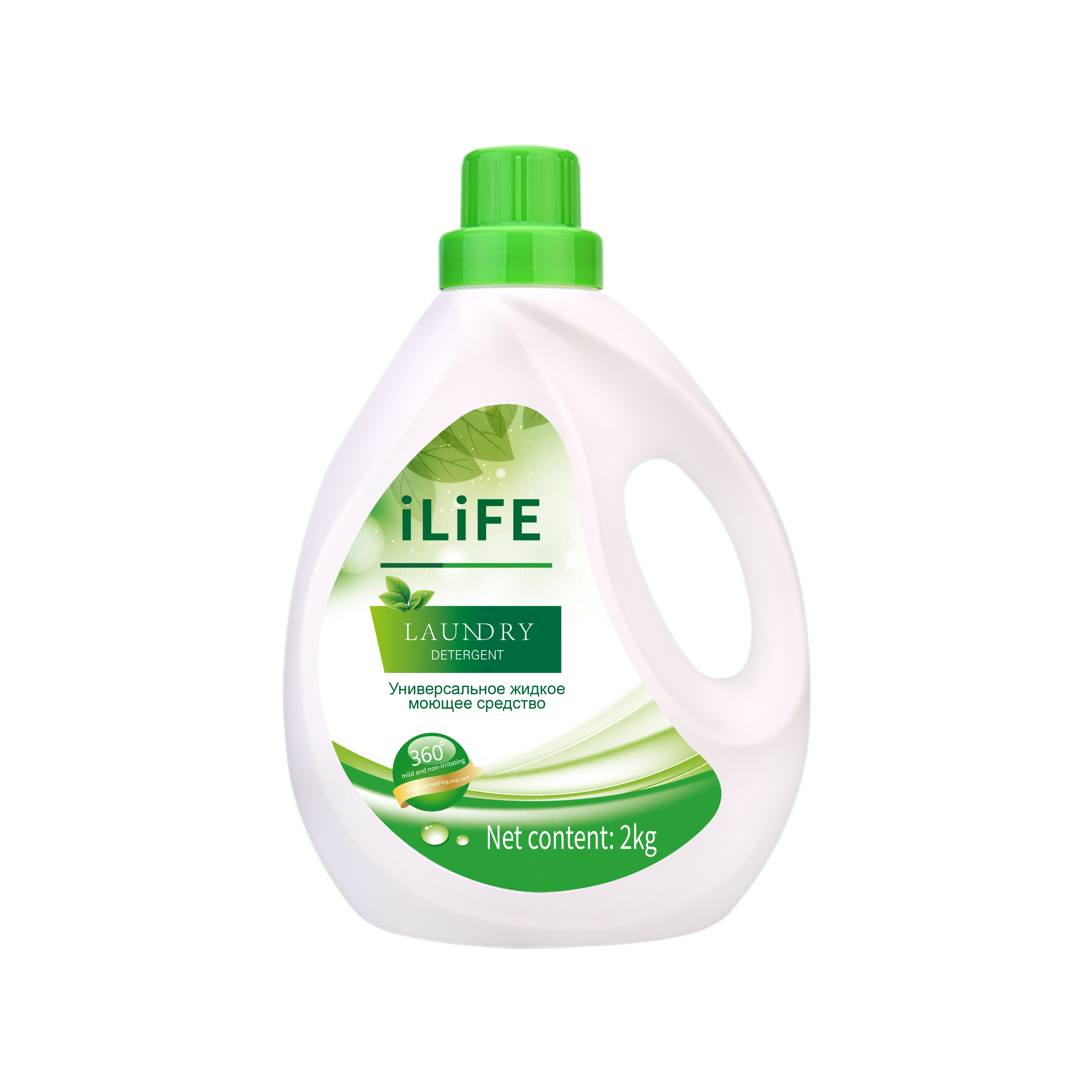 (Кол-во в коробке 8 шт) iLiFE Многофункциональный гель для стирки 2кг