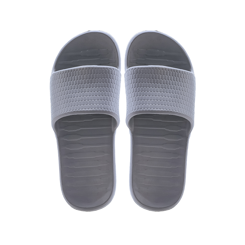 (Кол-во в коробке 32 шт) Мужские сандалии с плетеным узором 520e темно-серого цвета (43-44)