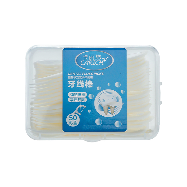 (Кол-во в коробке 72 шт) Ультратонкая зубная нить Kali Shi Fresh Clean из полимера