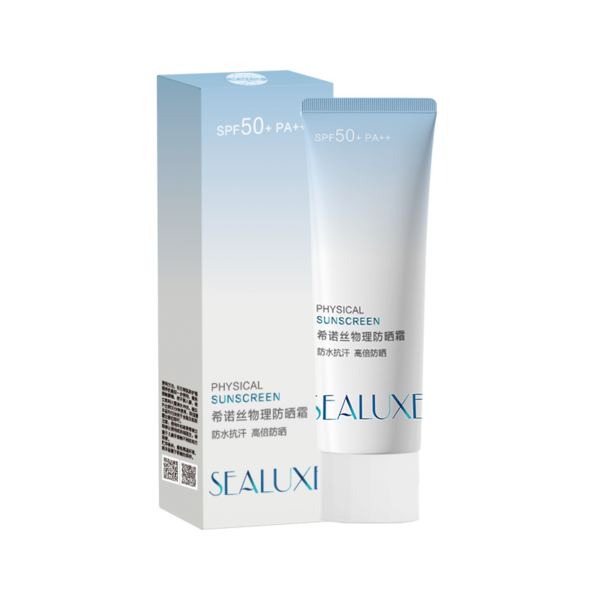 (Кол-во в коробке 36 шт) Sealuxe Физический солнцезащитный крем/50г