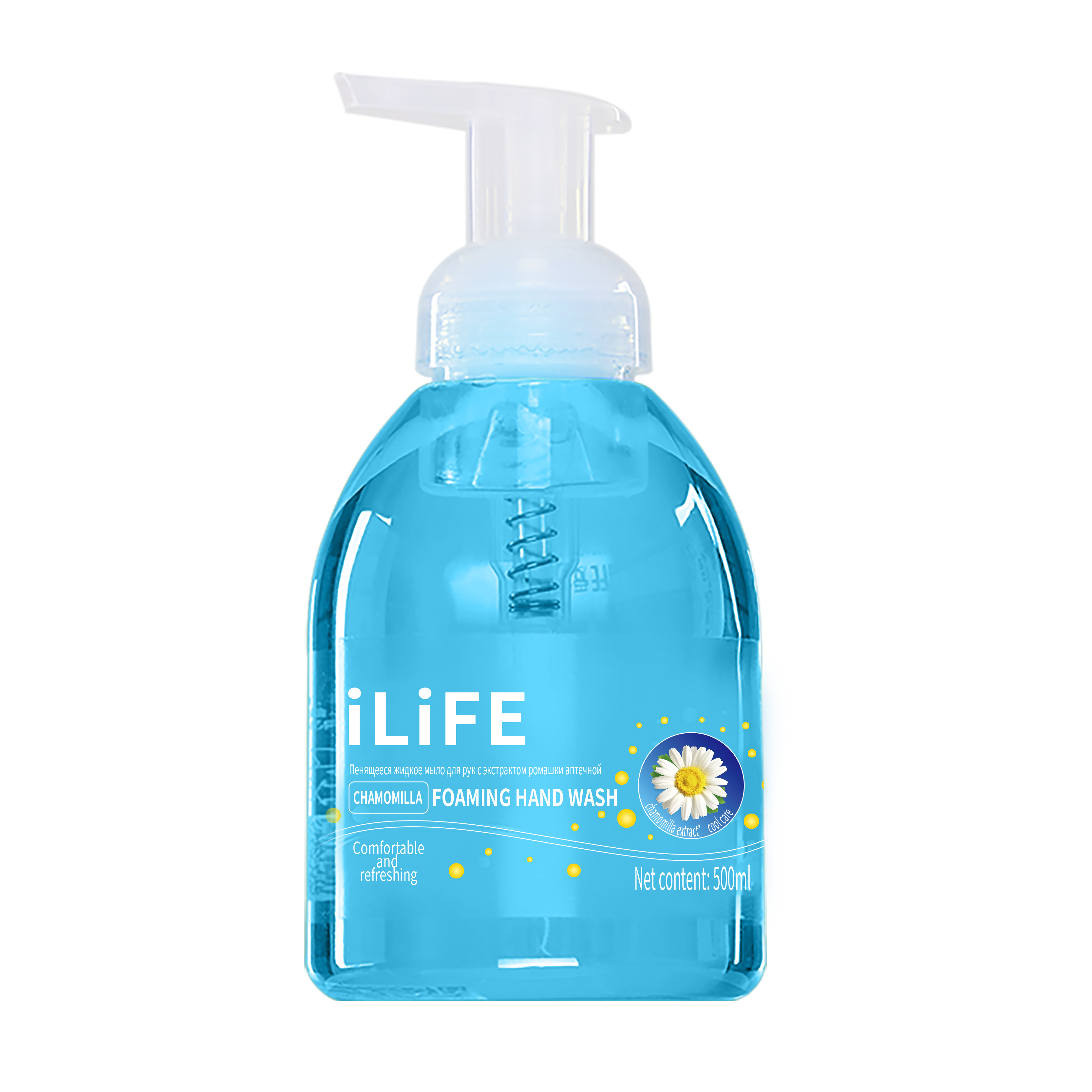 iLiFE Жидкое мыло-пенка для рук с ромашкой 500 мл
